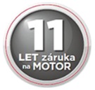 11 let záruka invertorový motor